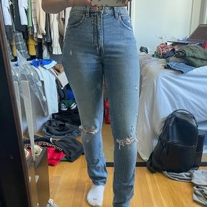 Abercrombie 90’a high rise skinny jeans